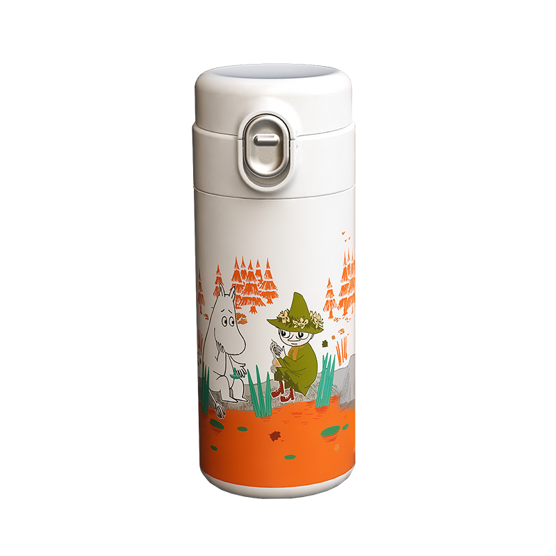 Moomin Thermos Bottle  330 ml - White/Orange