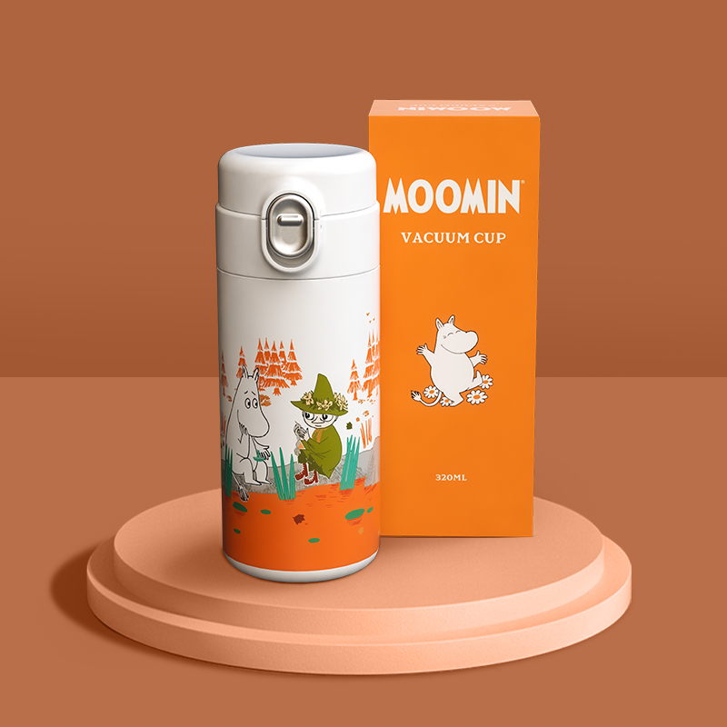 Moomin Thermos Bottle  330 ml - White/Orange - 2