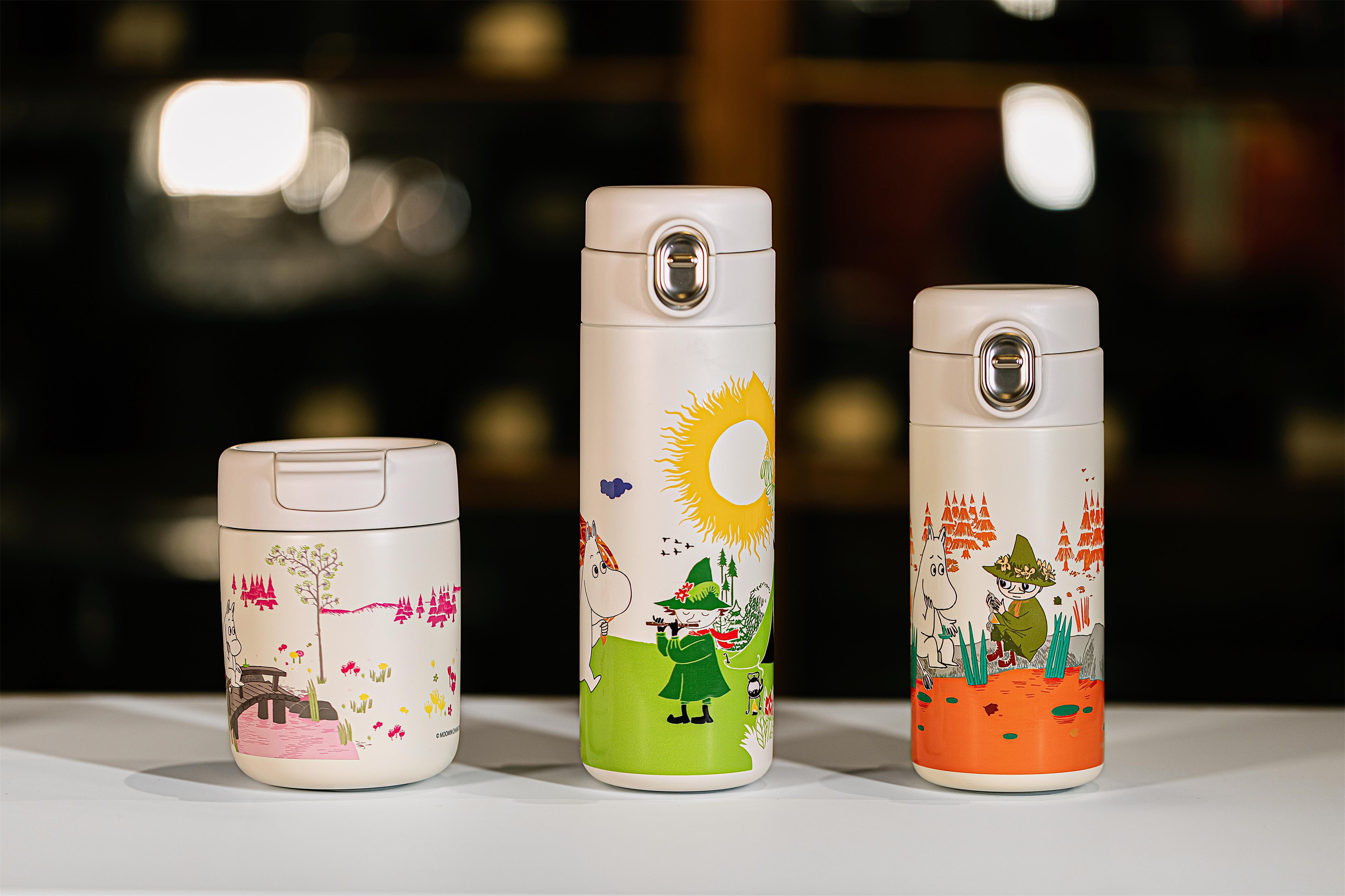 Moomin Thermos Bottle  330 ml - White/Orange - 3