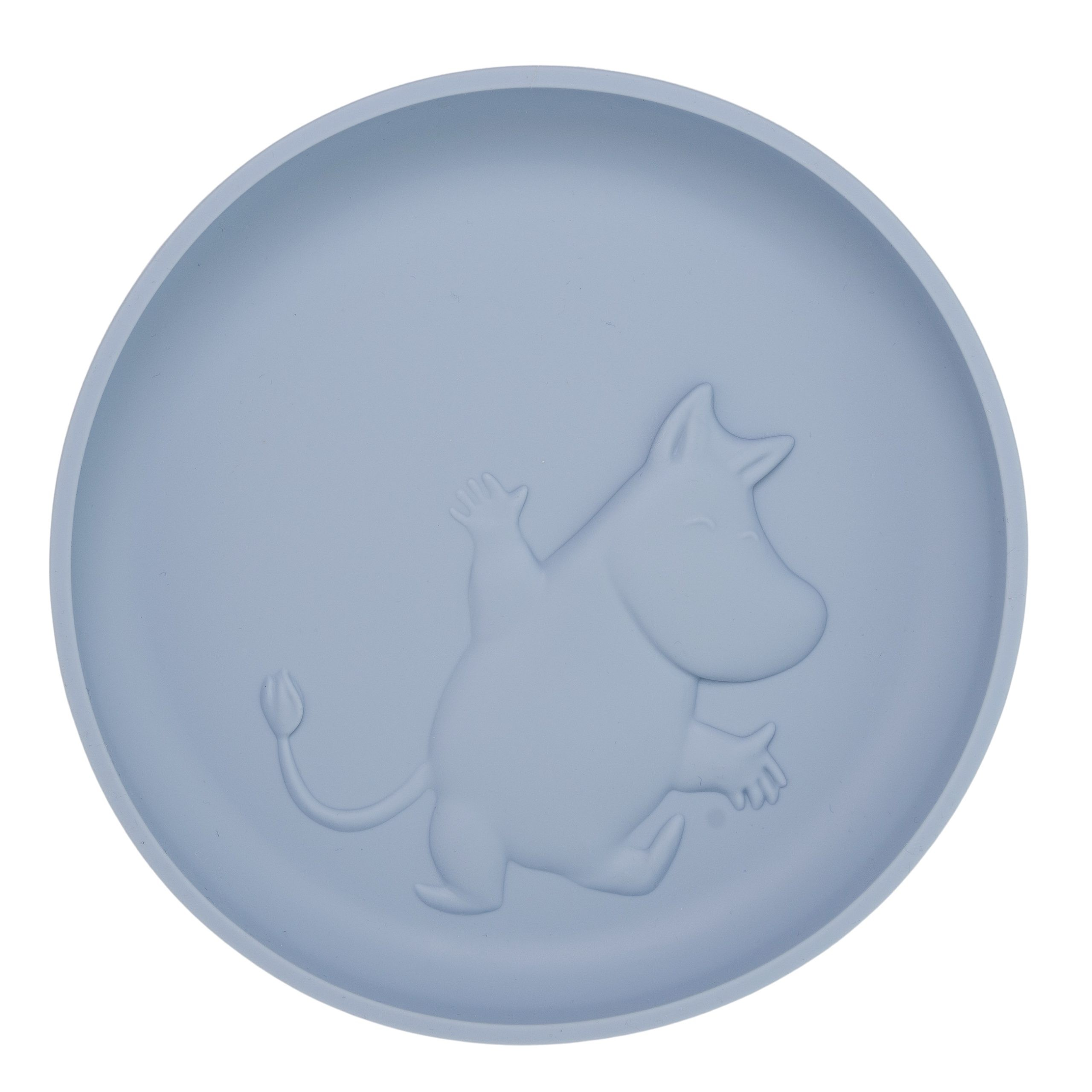 Rätt Start Tallrik Silikon Sky Blue - Mumin