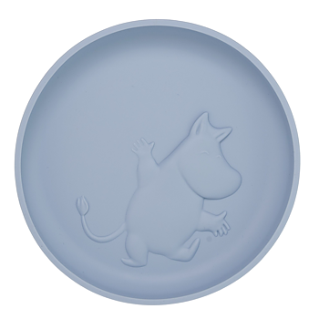 Rätt Start Tallrik Silikon Sky Blue - Mumin