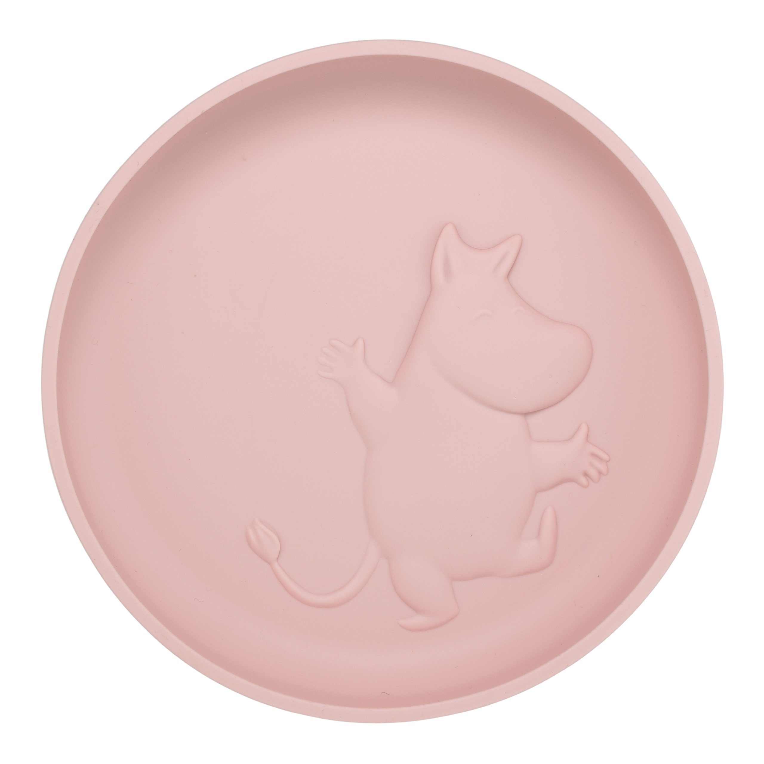 Rätt Start Tallrik Silikon Rosehip Pink - Mumin