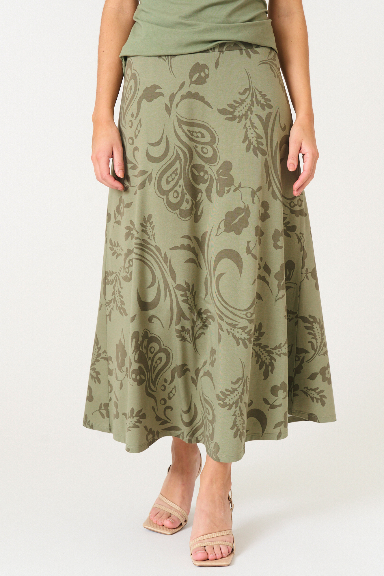 Flory skirt  capers - 3