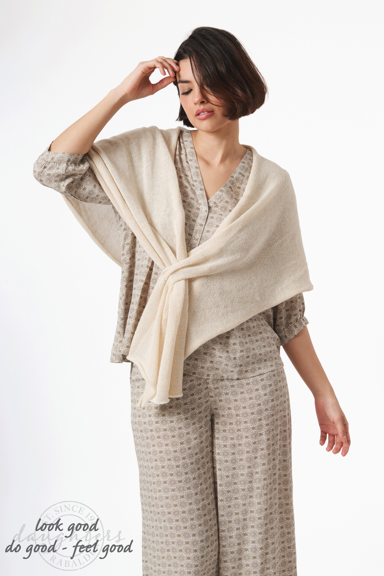 Elvira alpaca poncho  lily - 3