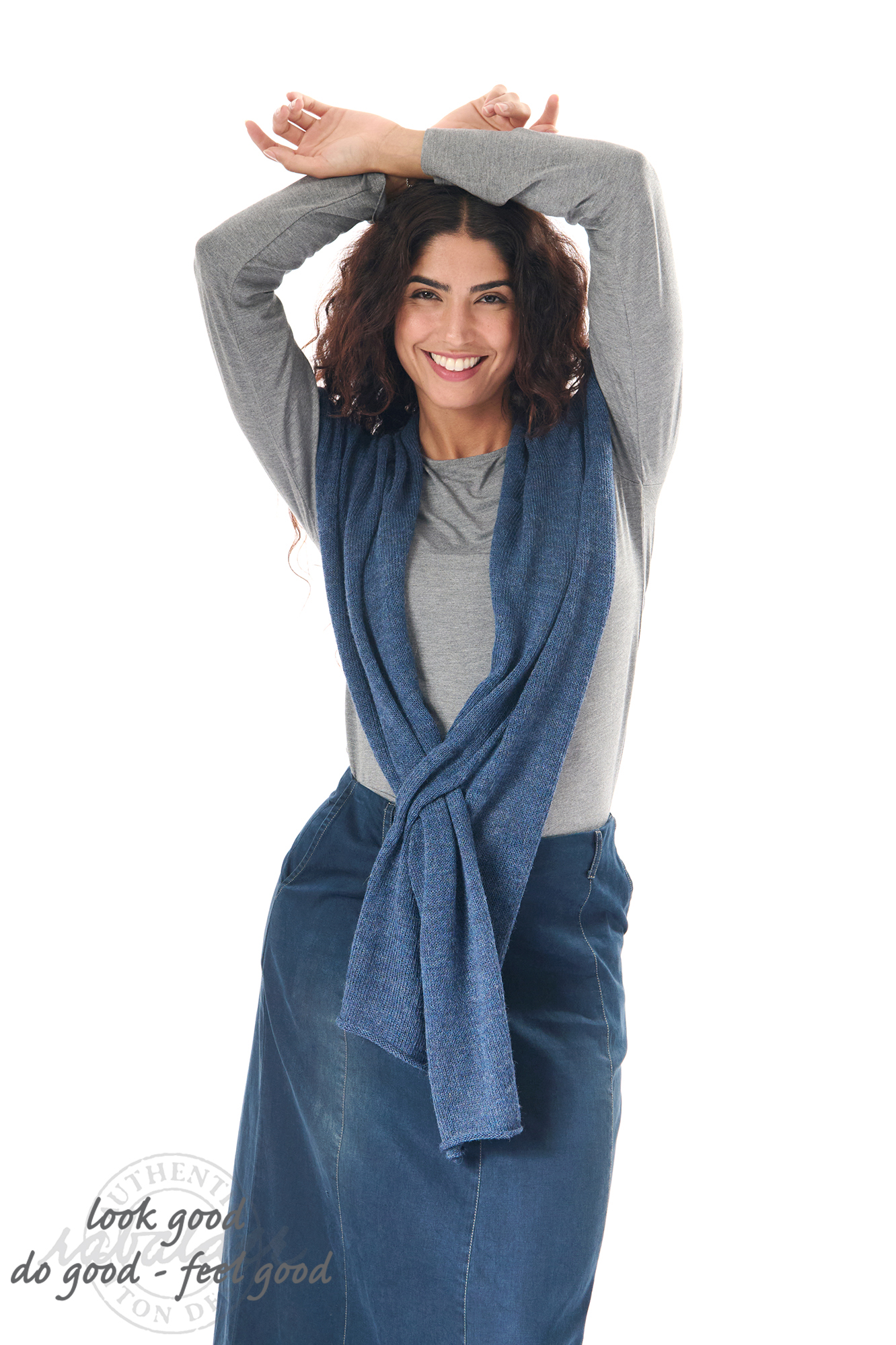 Elvira alpaca poncho  clam - 5