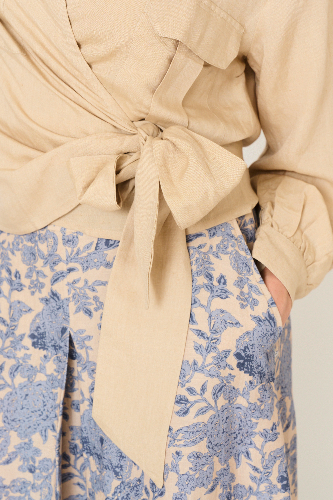 Deidre blus  sand - 4