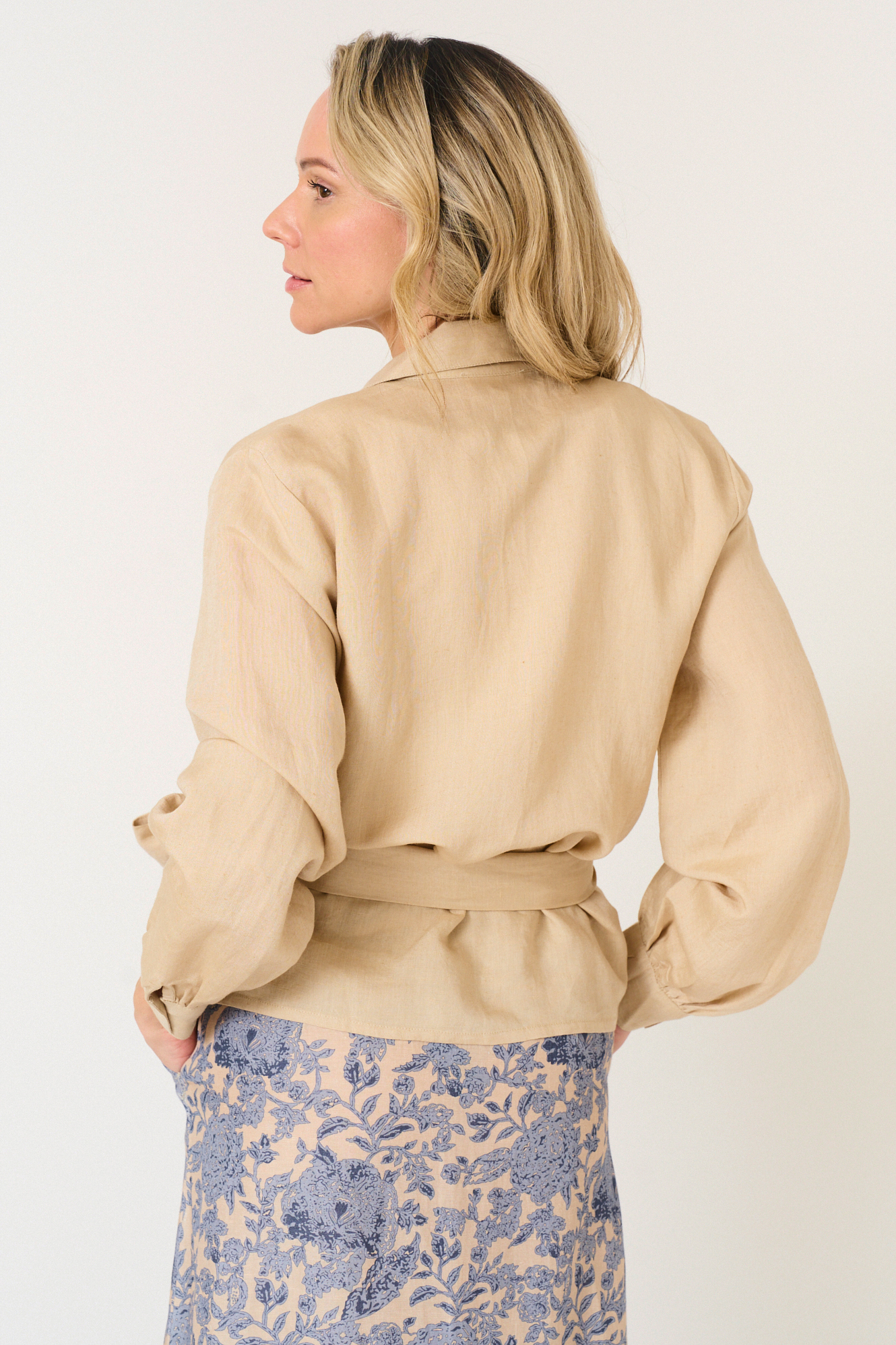 Deidre blus  sand - 5
