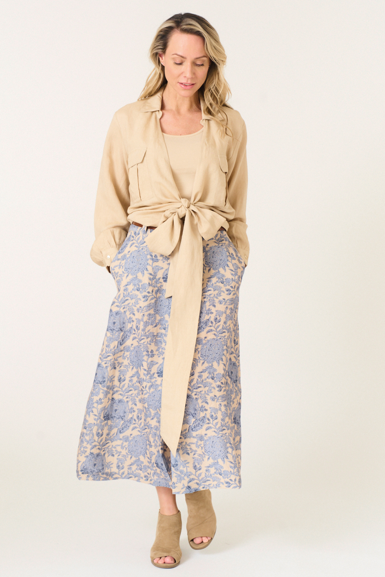Deidre blus  sand - 3