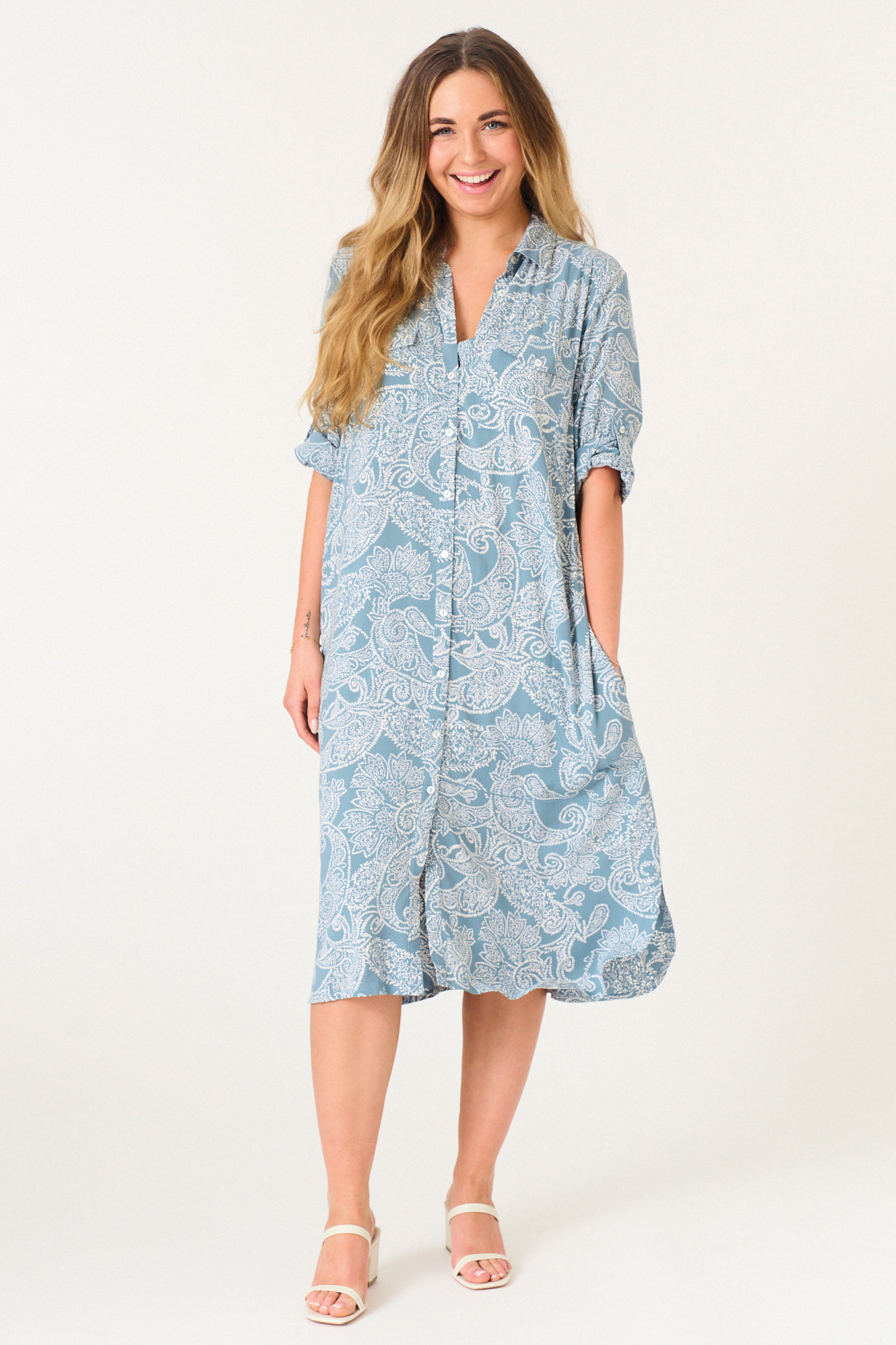 Dawn dress  teal - 3