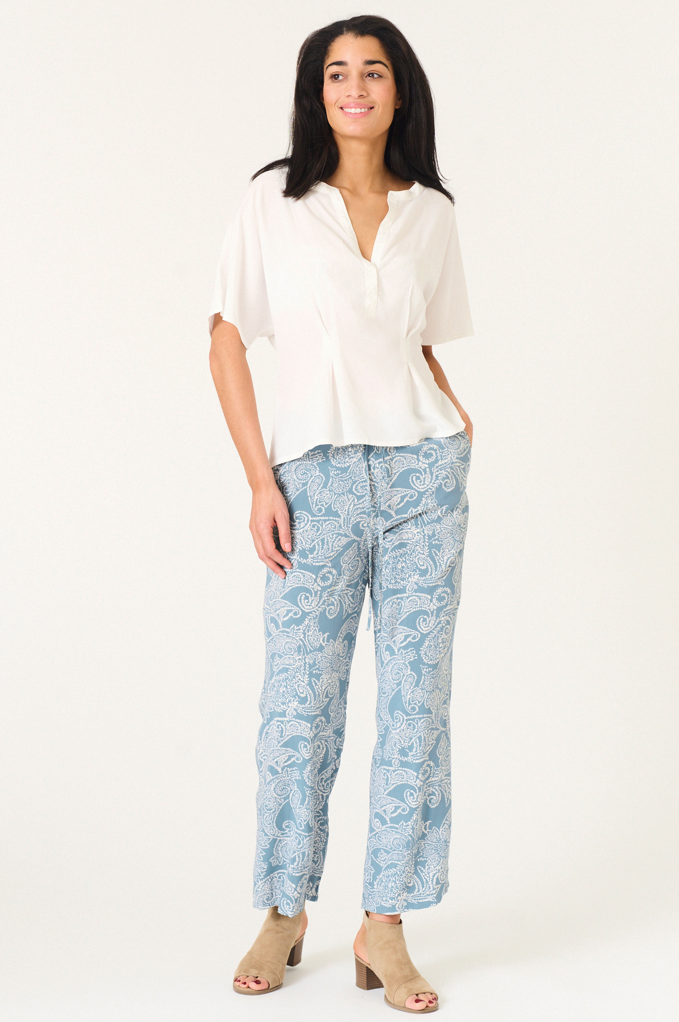Deanne trouser  teal - 7