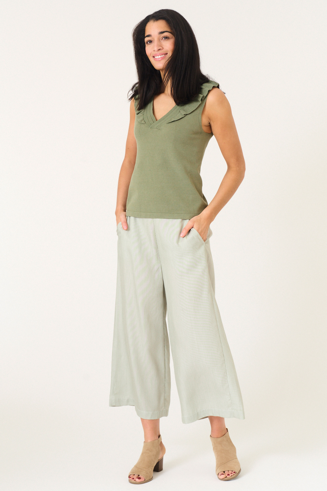 Denise trouser  asparagus - 9