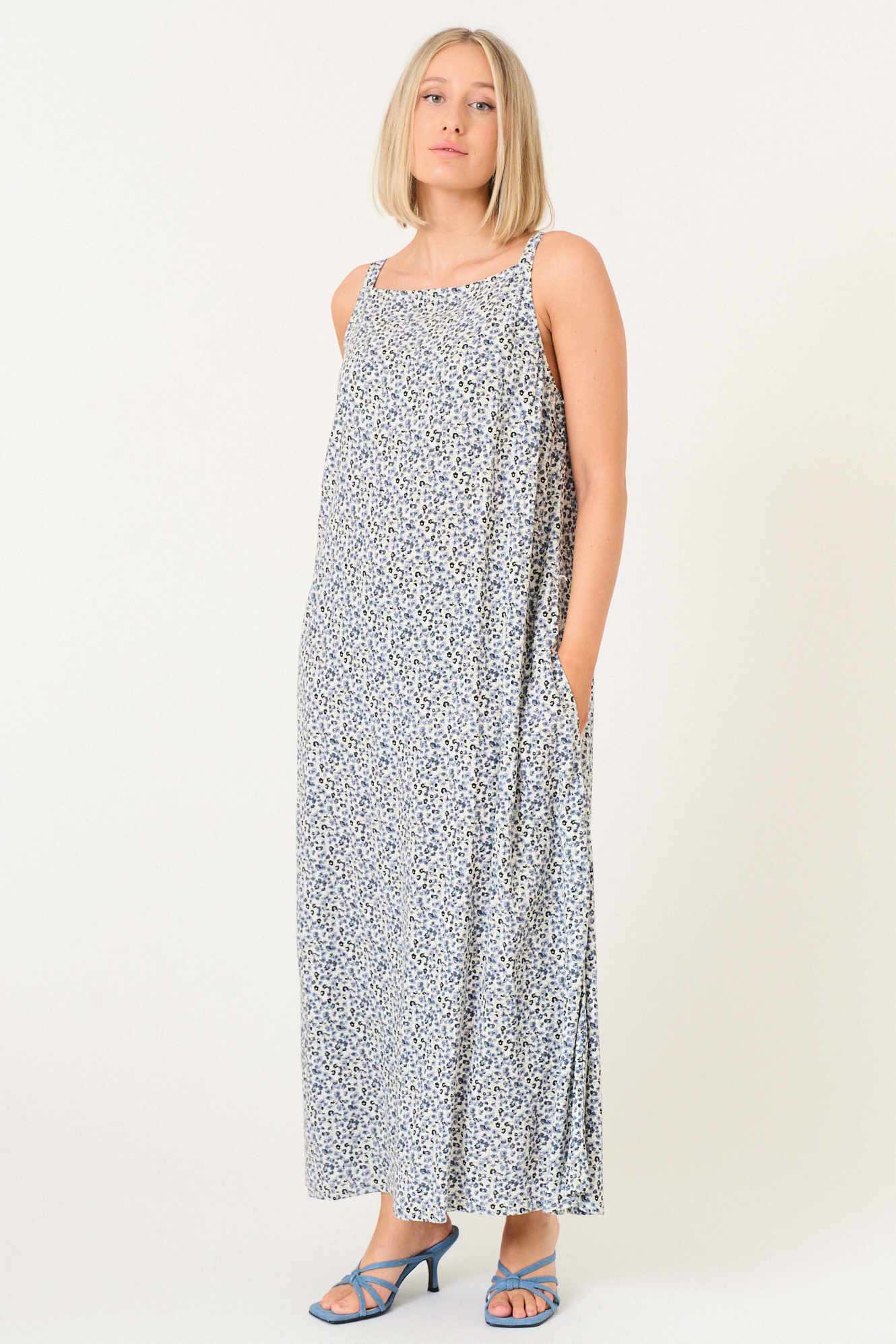 Dorte dress  fog - 2