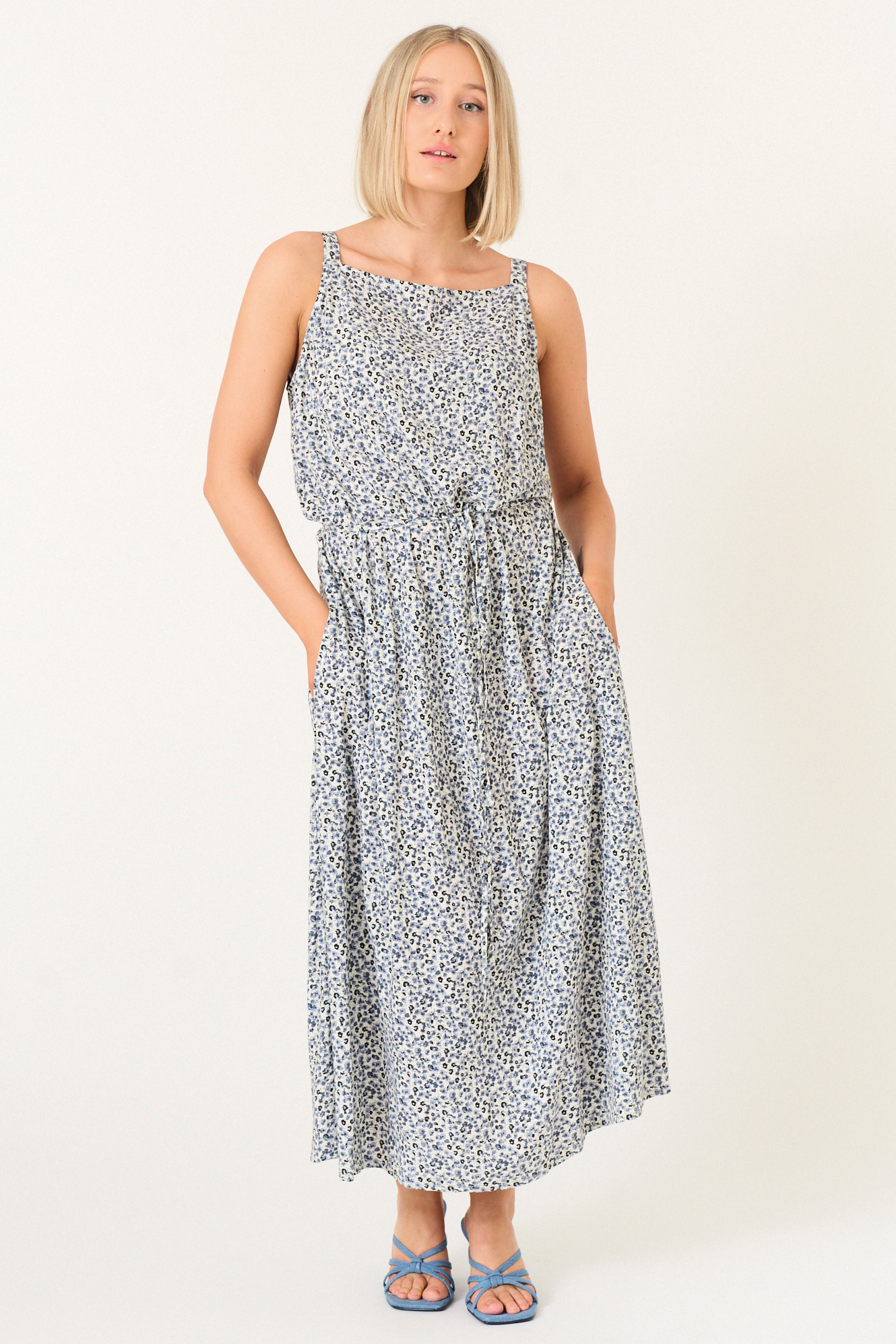 Dorte dress  fog - 4