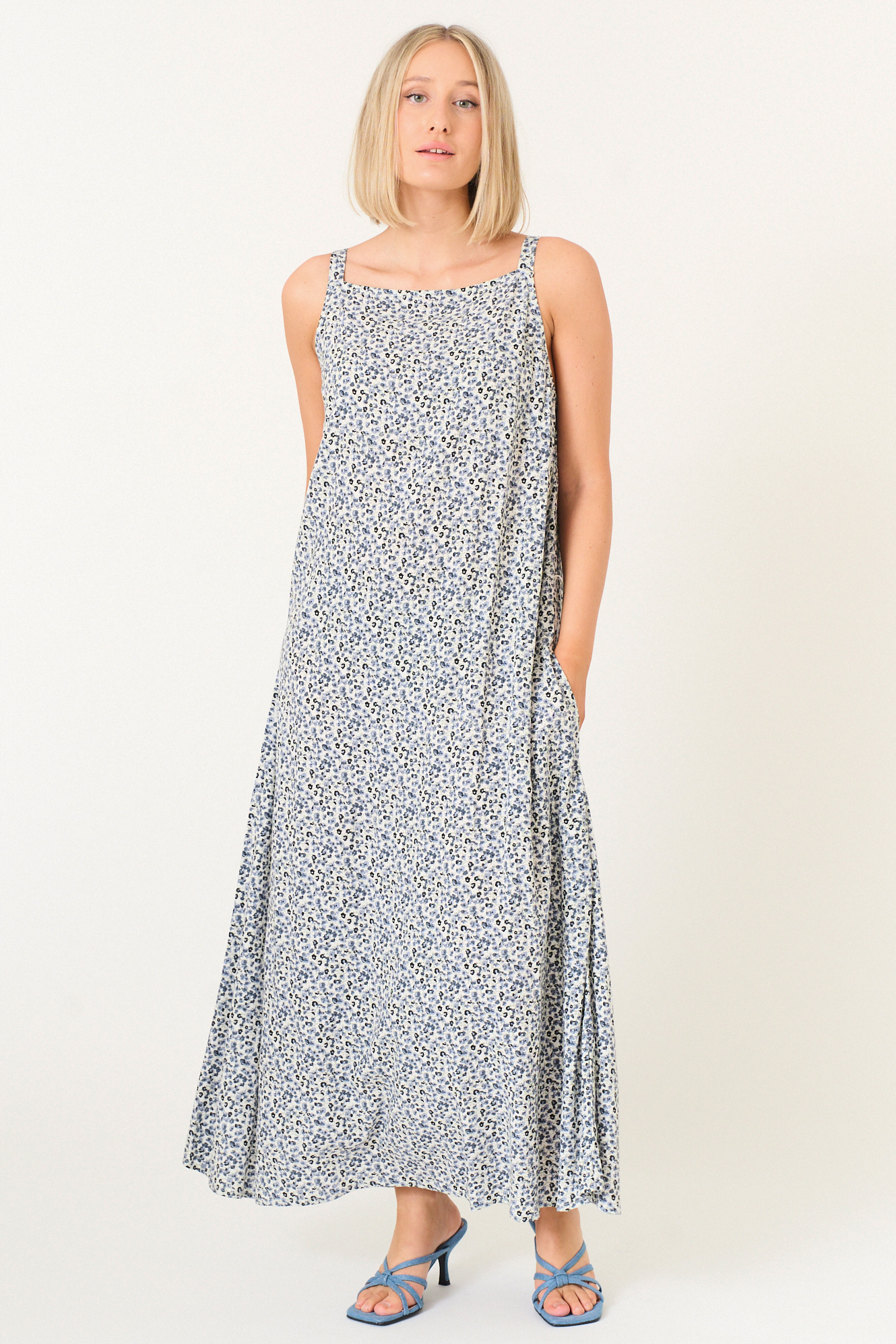 Dorte dress  fog - 3