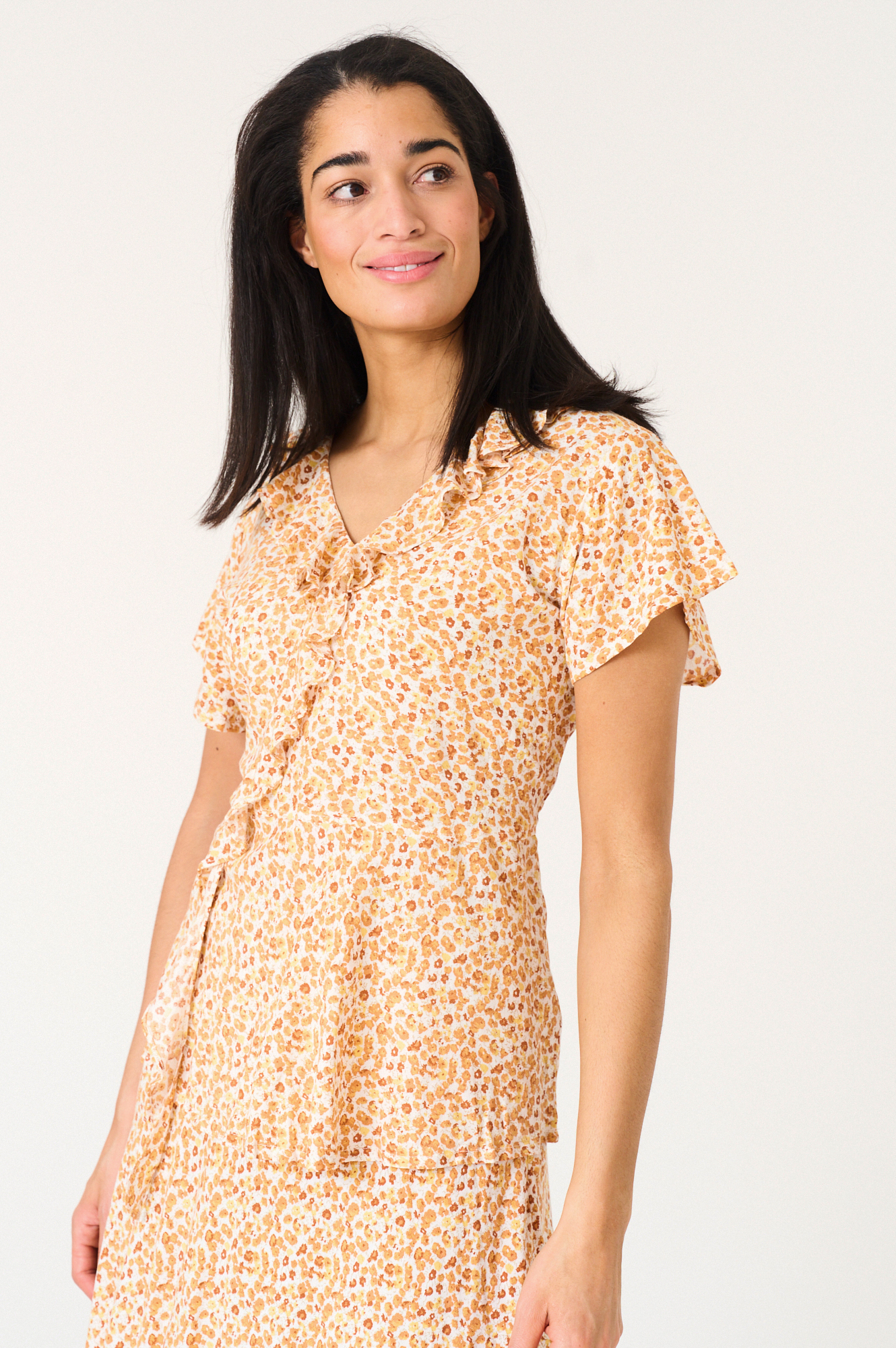 Daphne blouse  apricot - 3