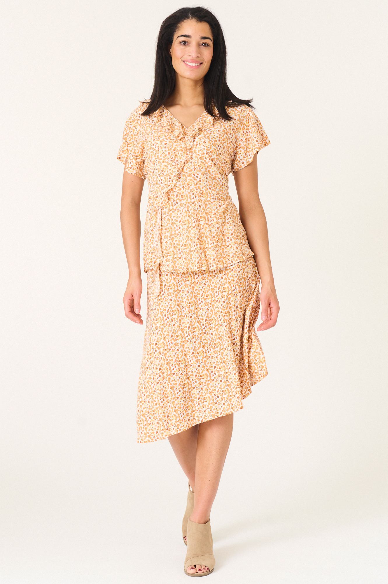 Daphne blouse  apricot - 2