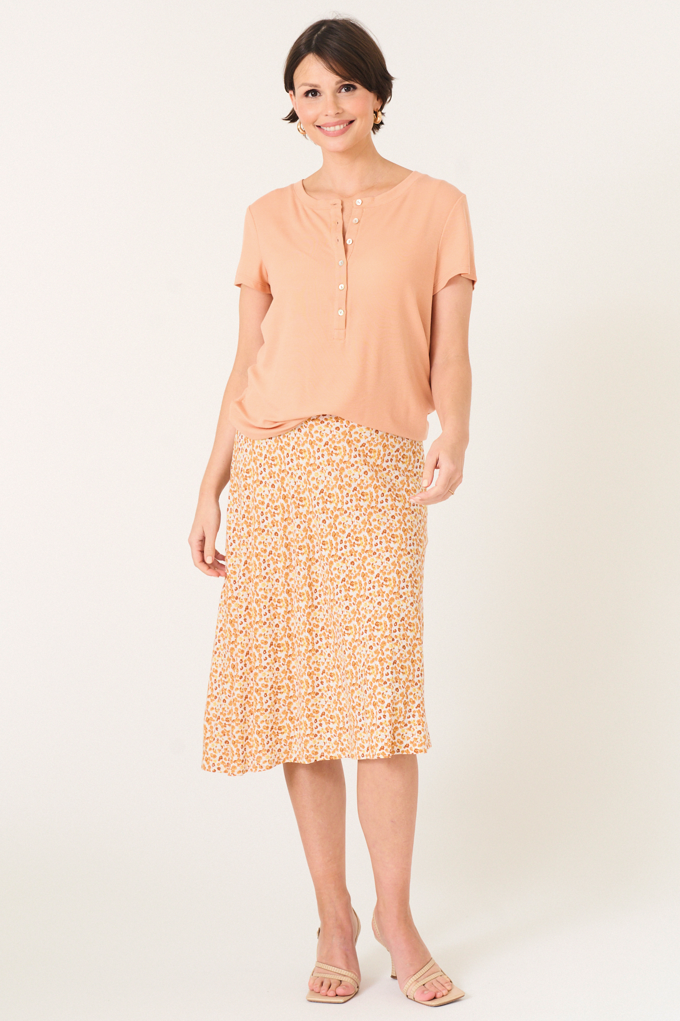 Davina skirt  apricot - 3