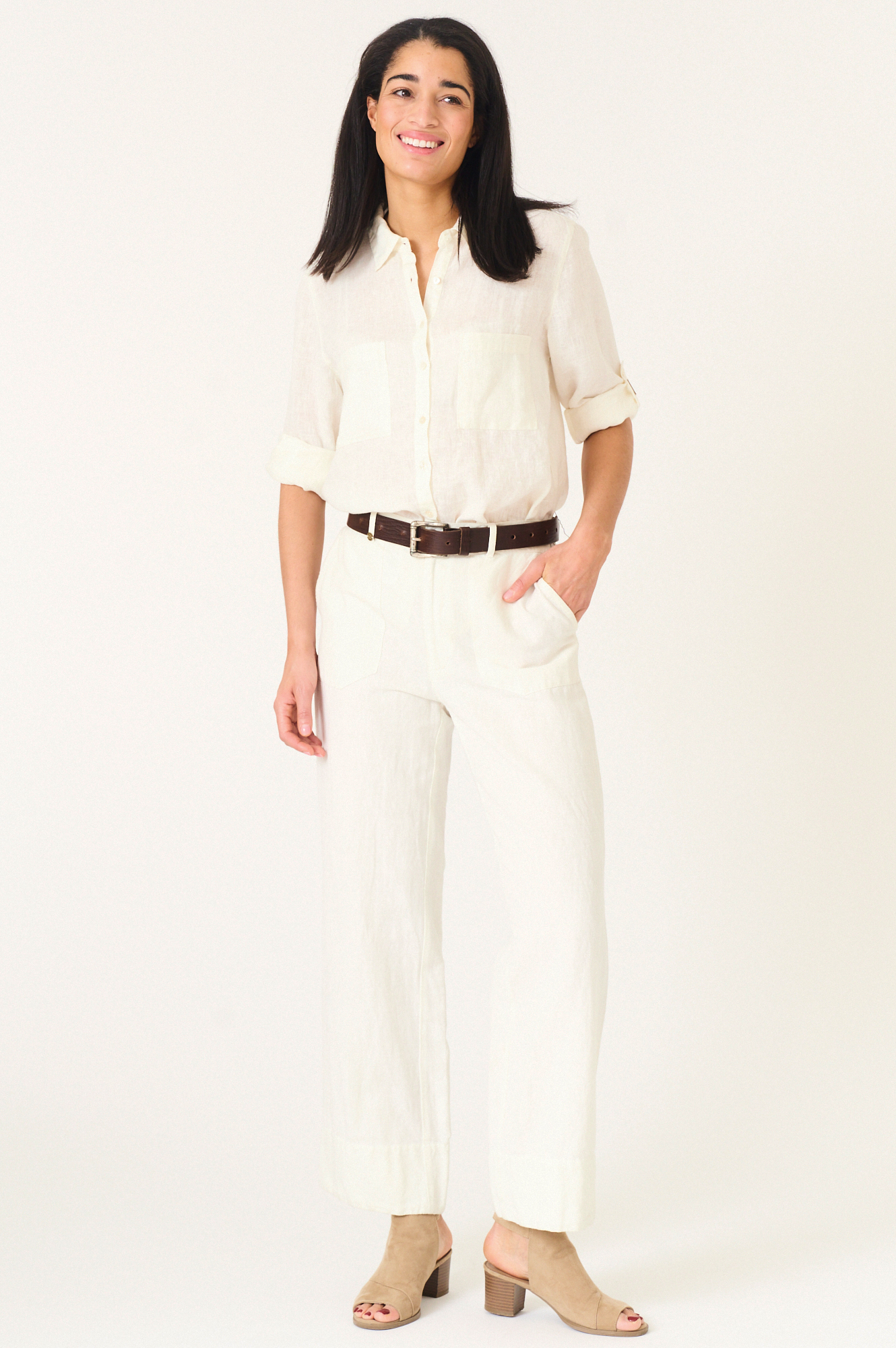 Doris trouser  oyster - 2