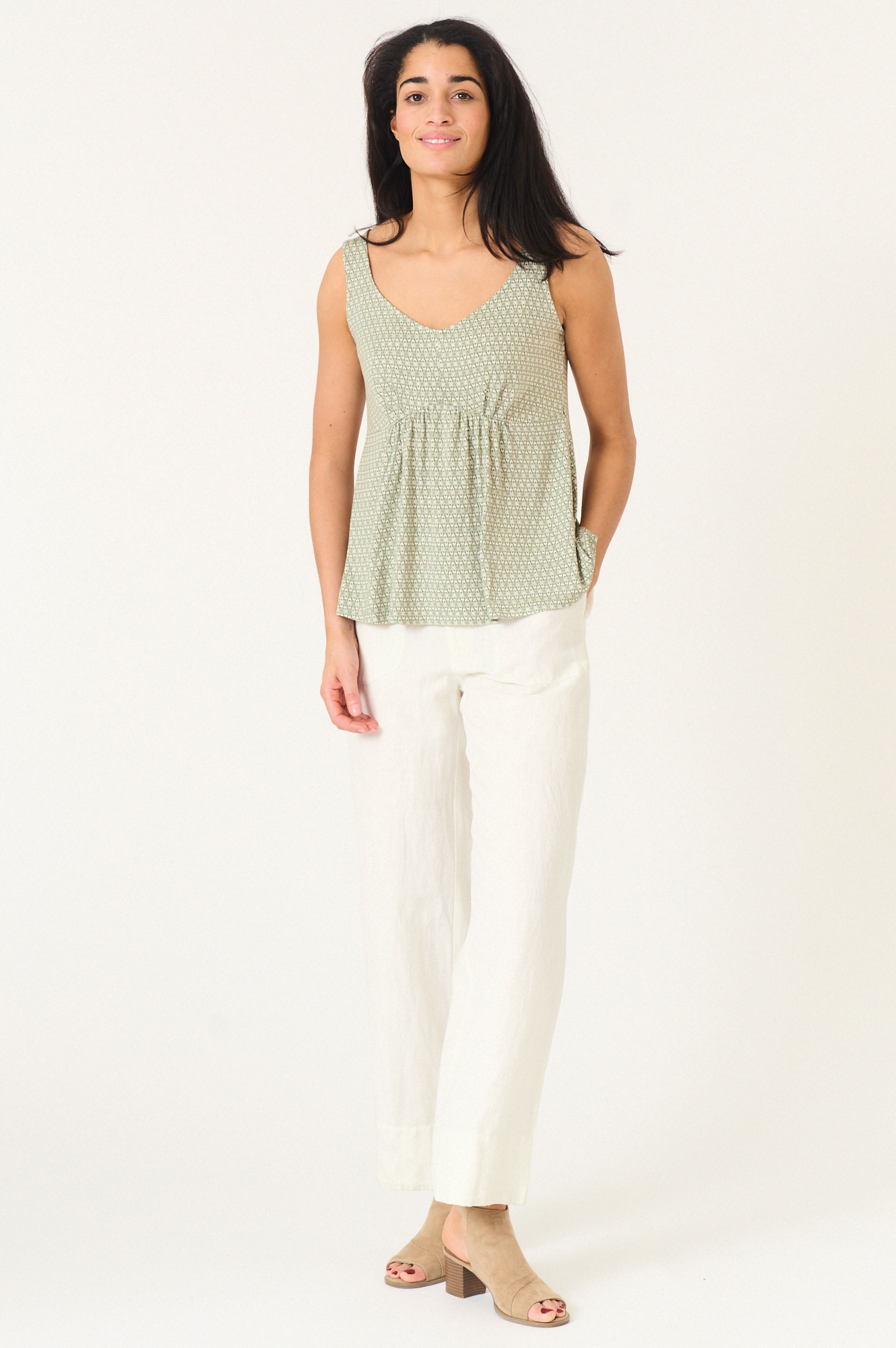 Doris trouser  oyster - 10