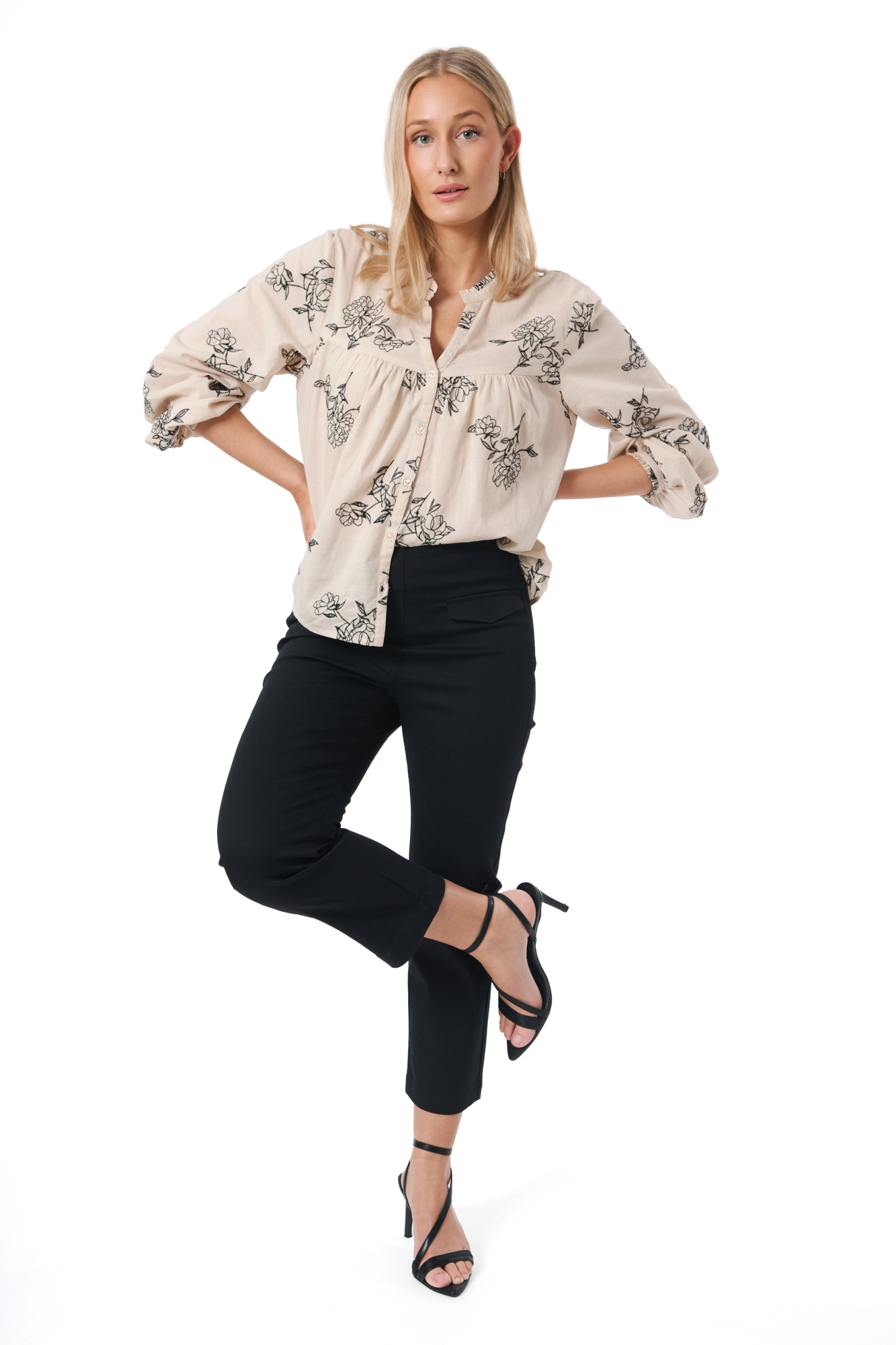 Doreen capri  svart