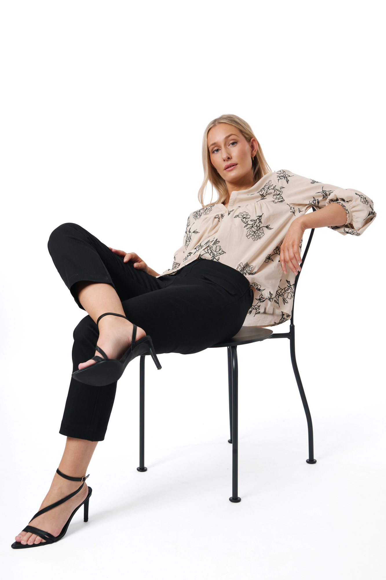 Doreen capri  svart - 2