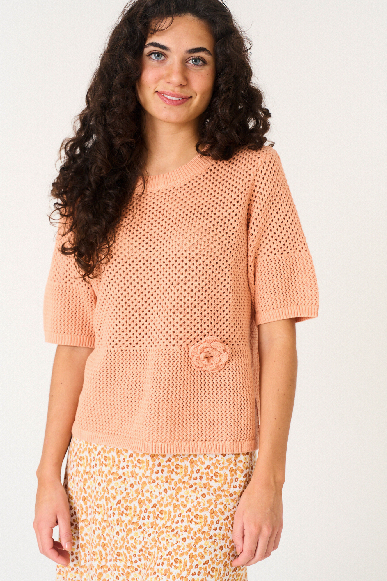Edia brosch  apricot - 2