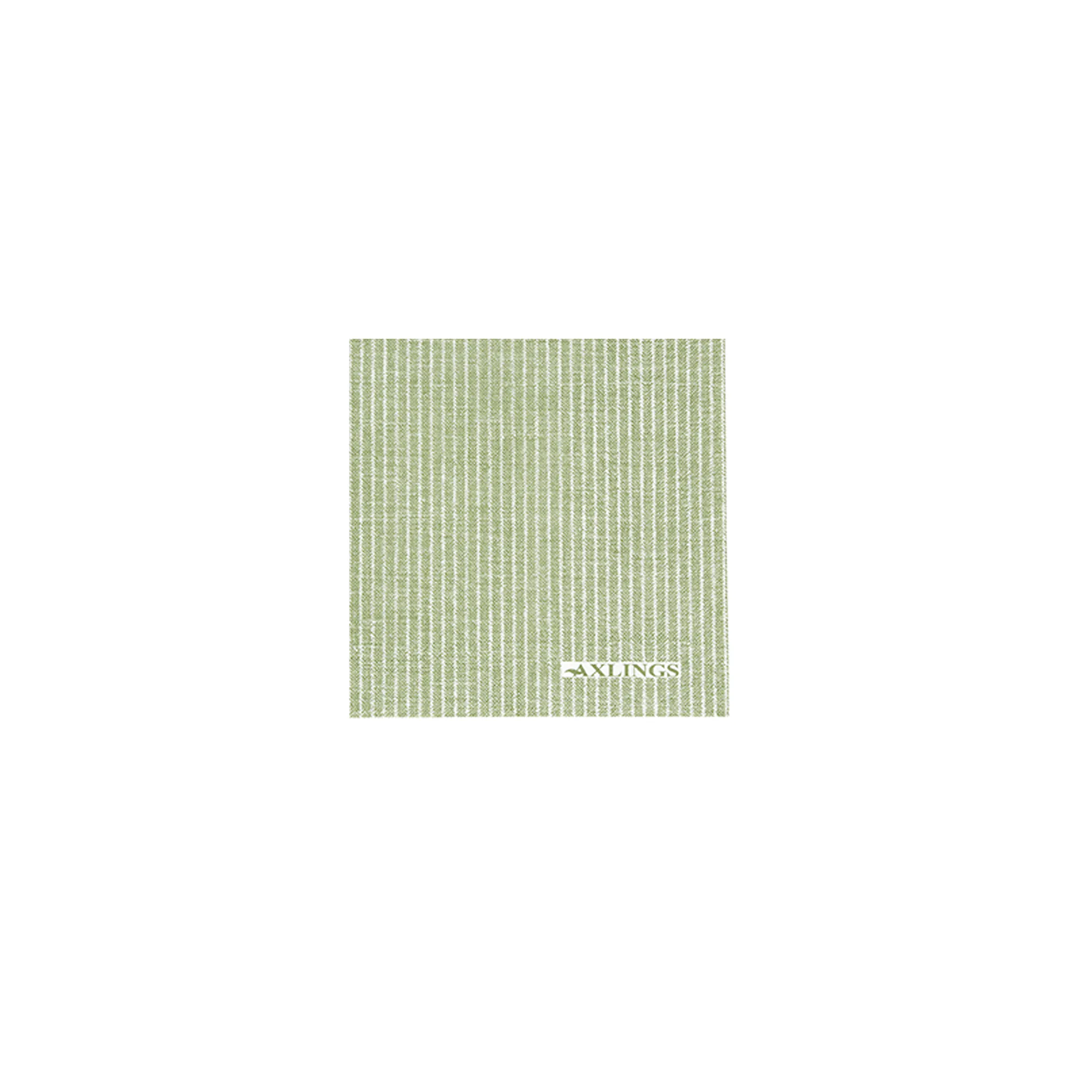 Servetter small kritstreck leaf green