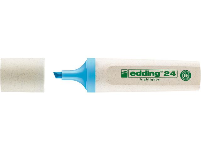 Överstrykningspenna EDDING 24 ECO blå 10/fp