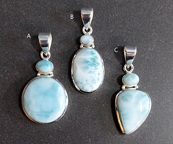 Larimar Hänge i Silver