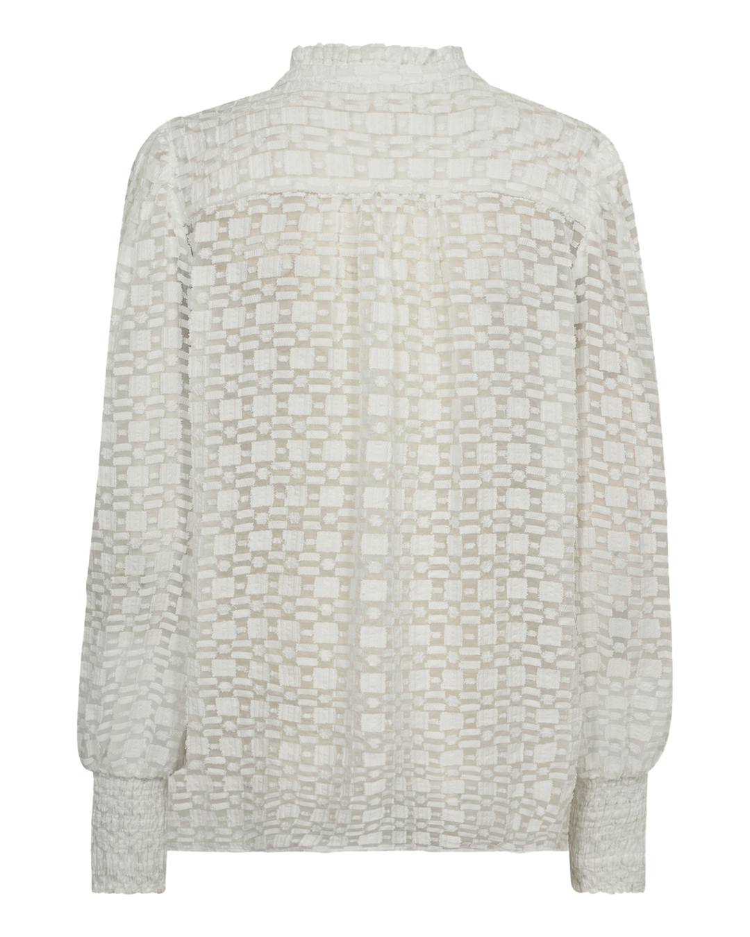 Blus Elinor Petra genombruten offwhite - 2