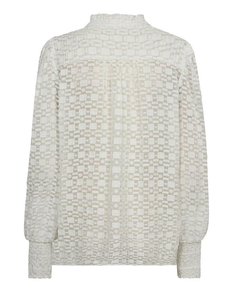 Blus Elinor Petra genombruten offwhite