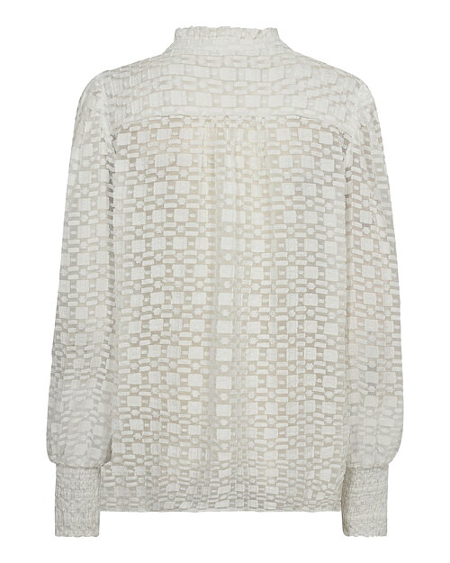 Blus Elinor Petra genombruten offwhite - 2