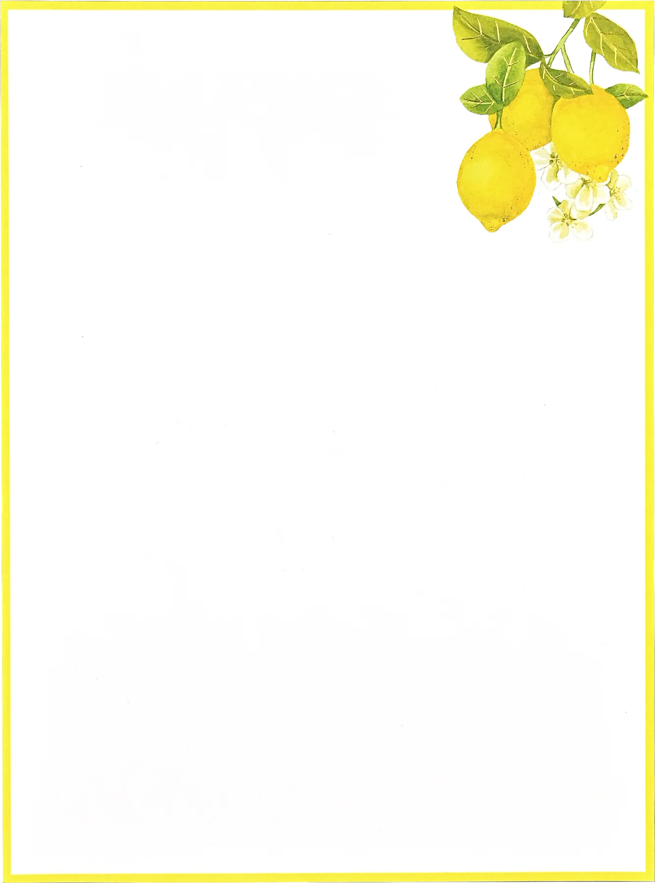Amalfi Lemons, Boxed Stationery Set