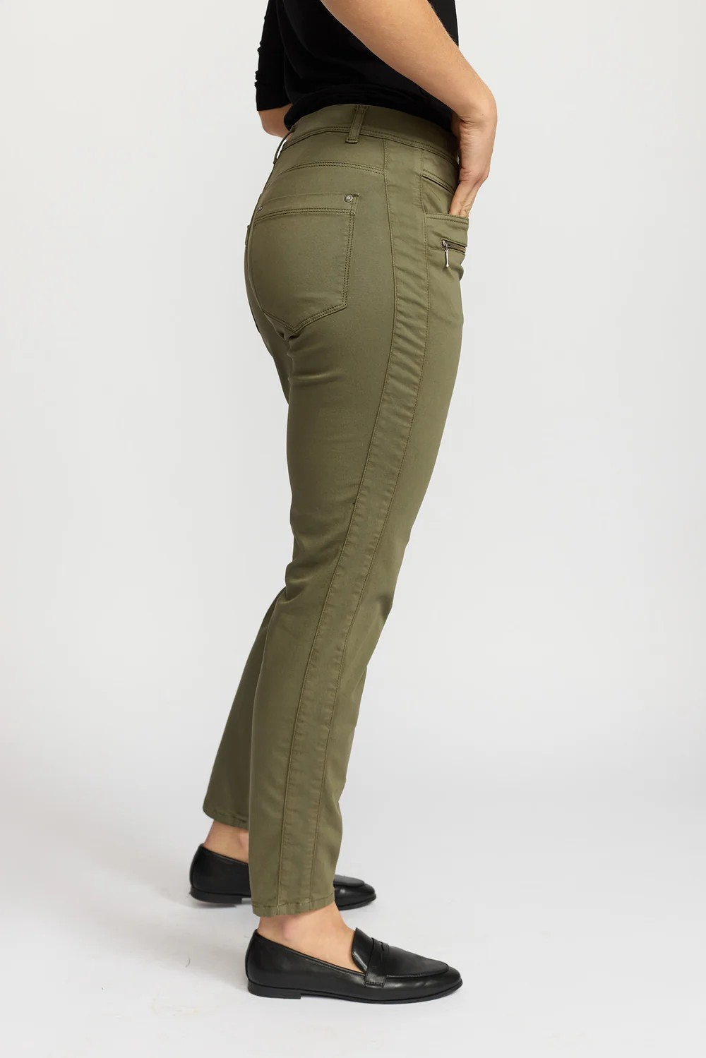 Rany Pants - Dusty Khaki - 2-Biz - 3