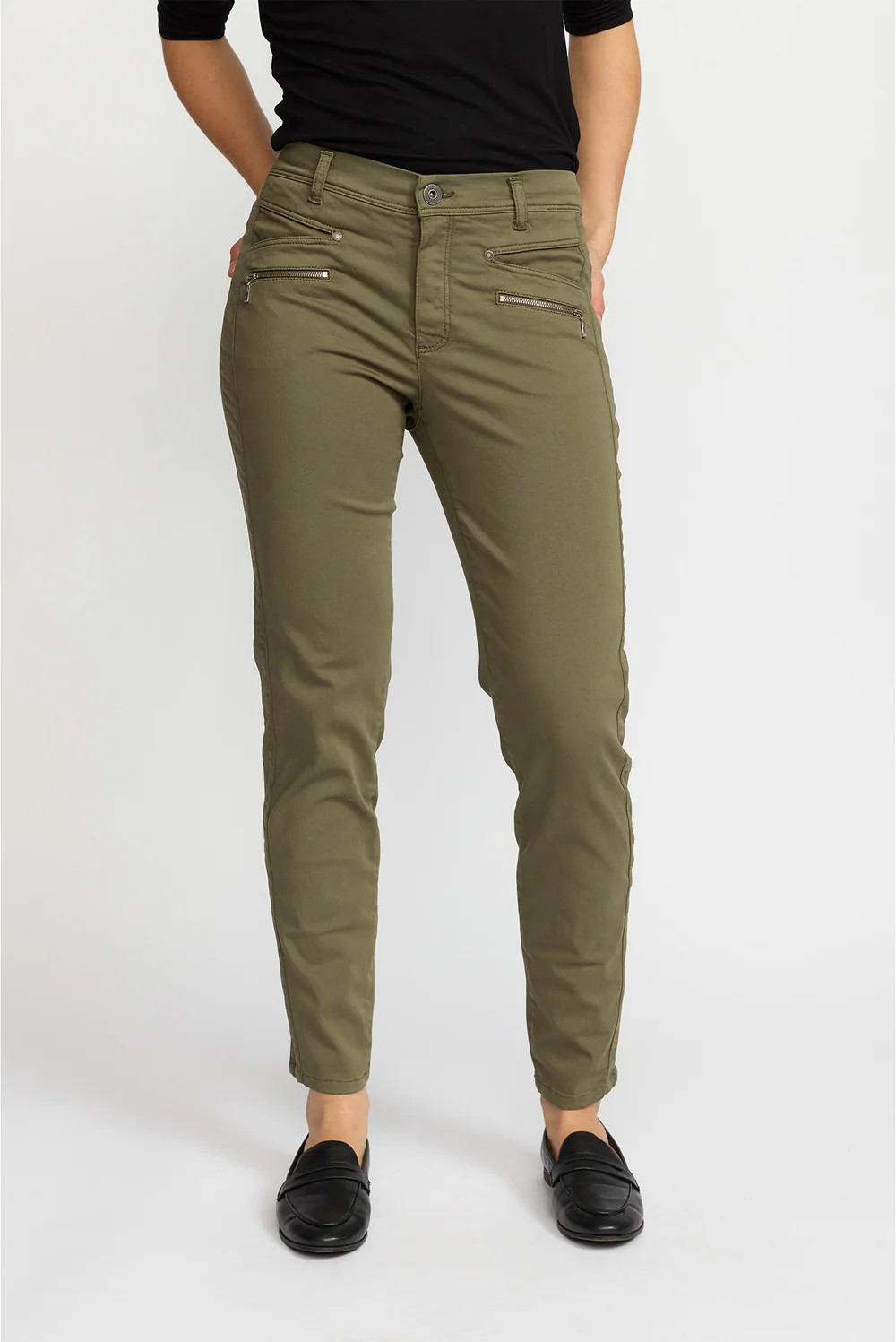 Rany Pants - Dusty Khaki - 2-Biz