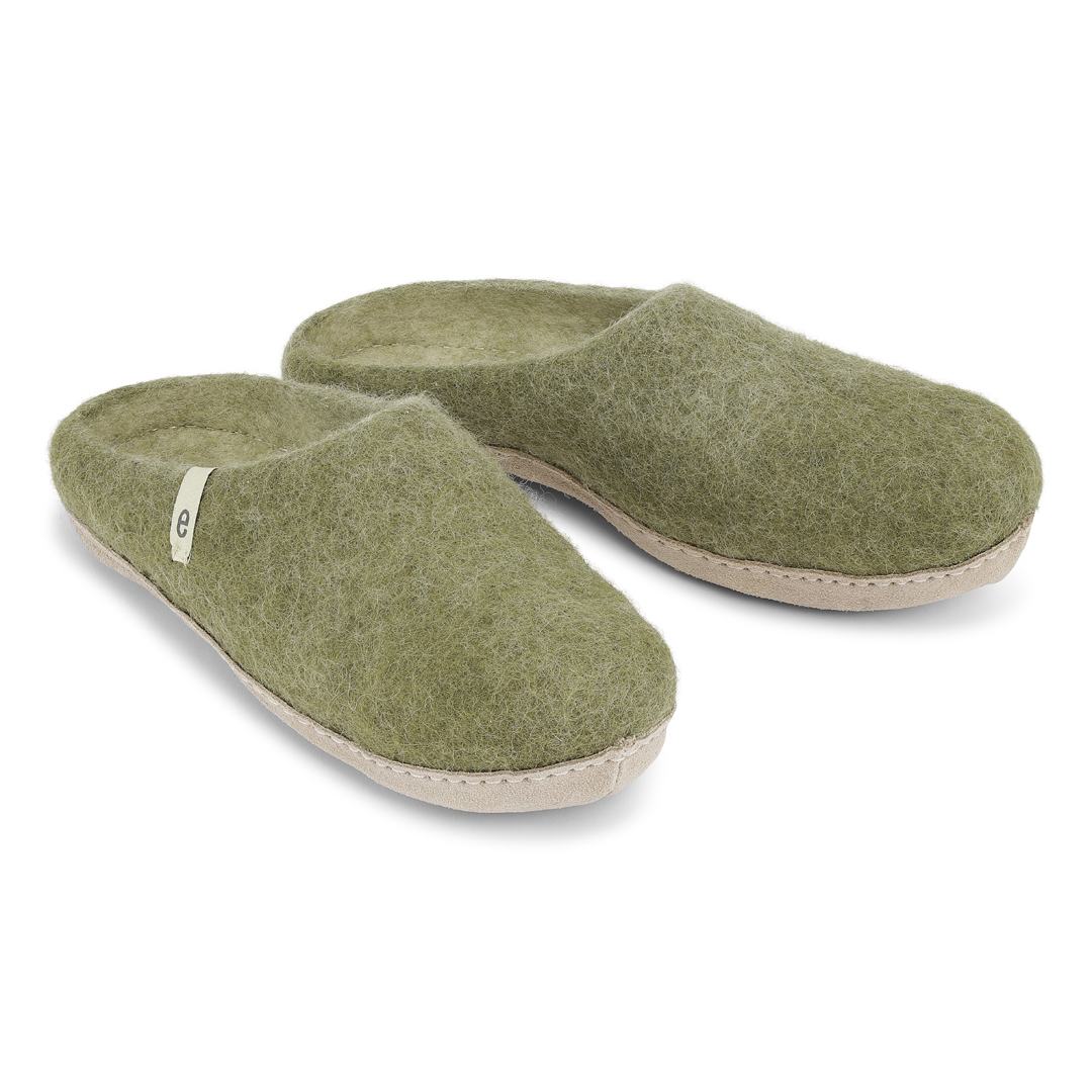 Egos, Toffla, felted wool, moss green - 2