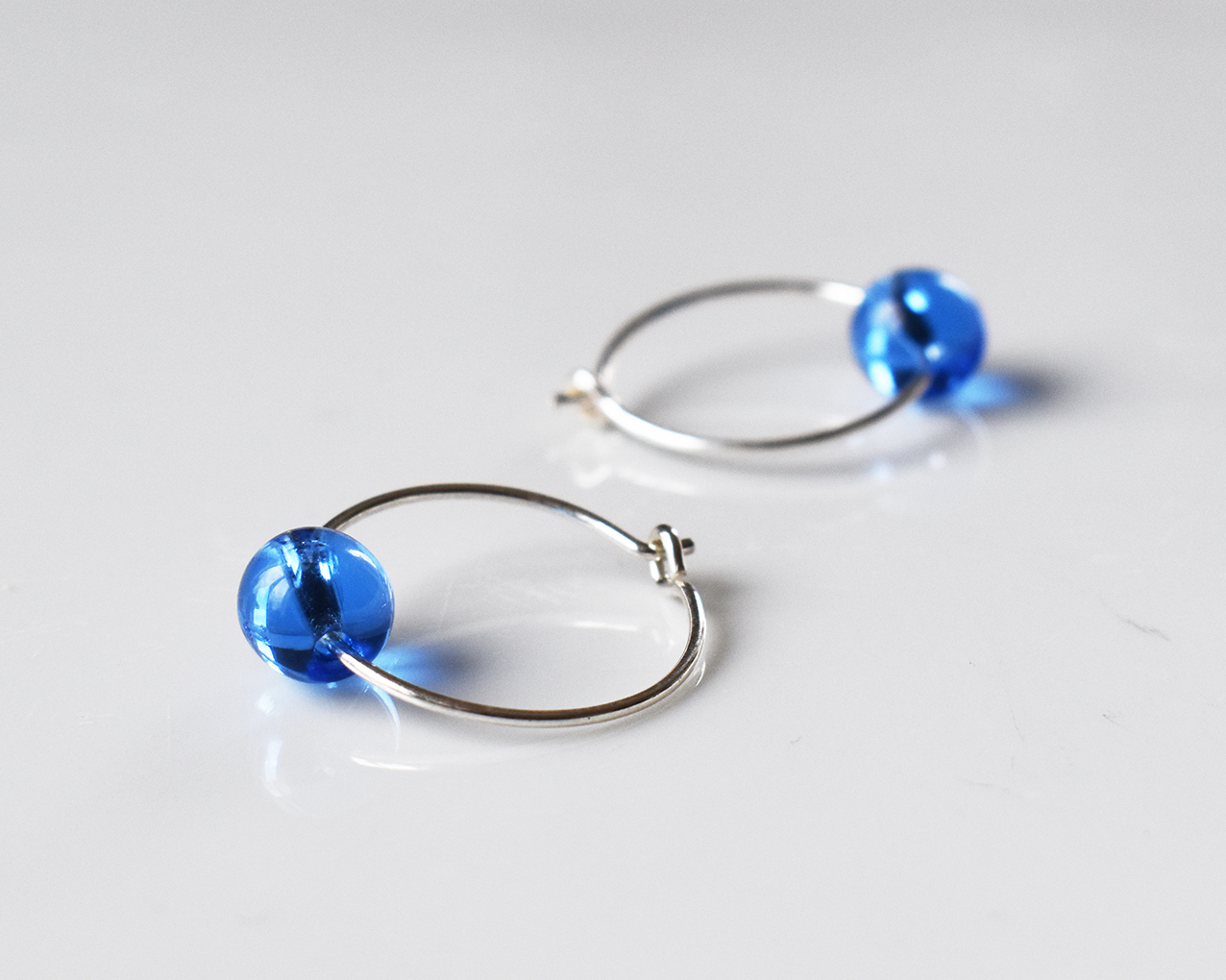 ELVES MIDNIGHT - light blue earrings  - 2