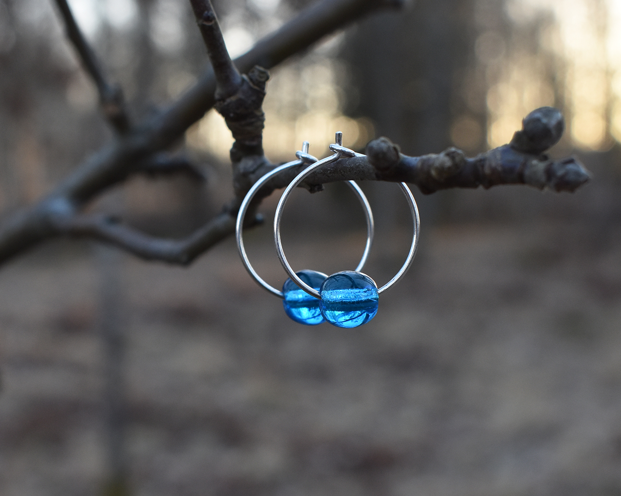 ELVES WATER - blue earrings