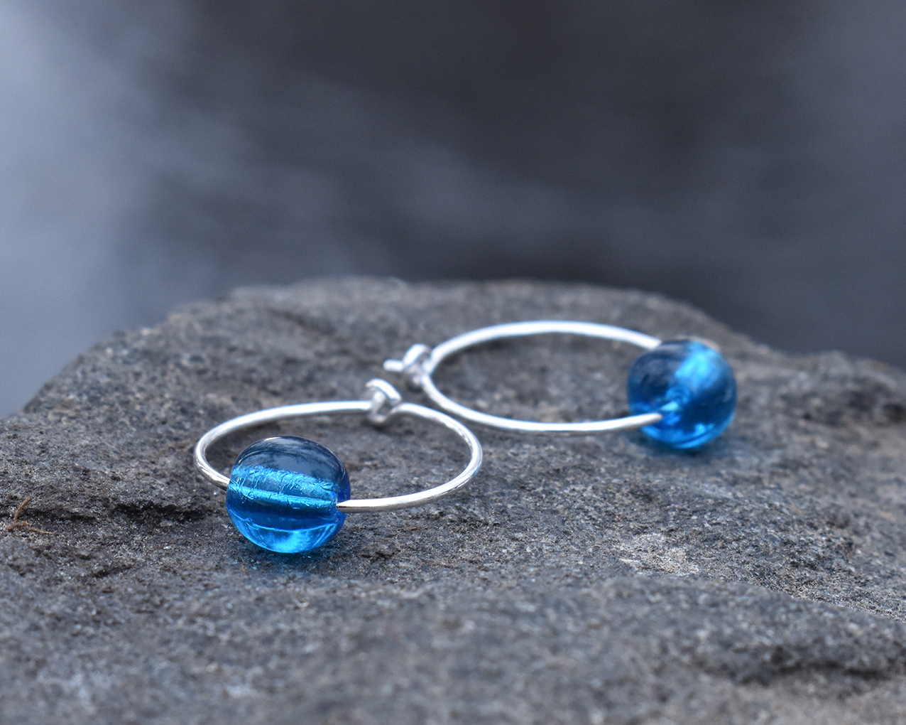 ELVES WATER - blue earrings - 4