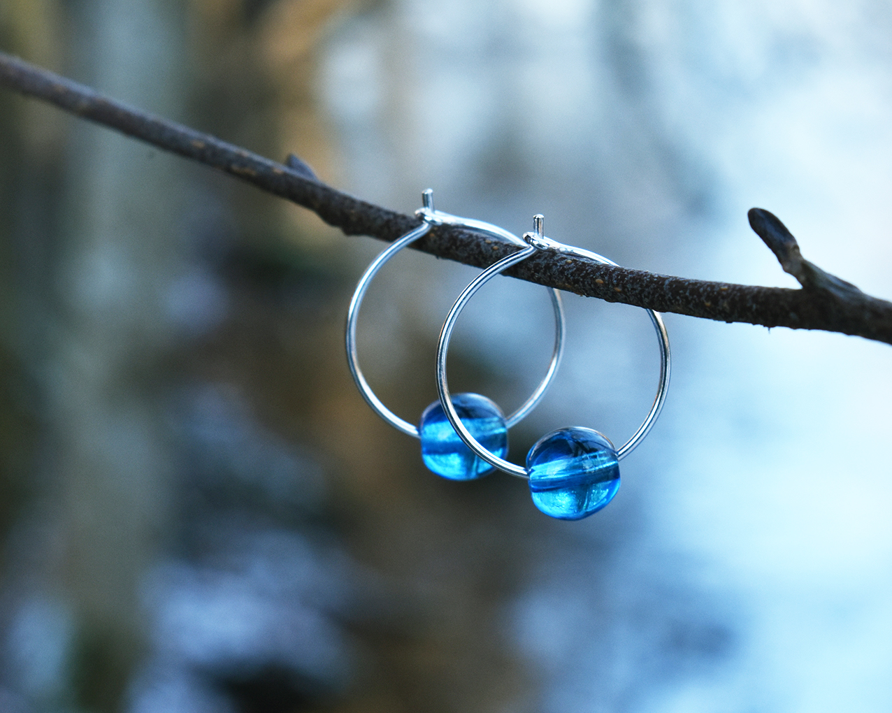 ELVES WATER - blue earrings - 3
