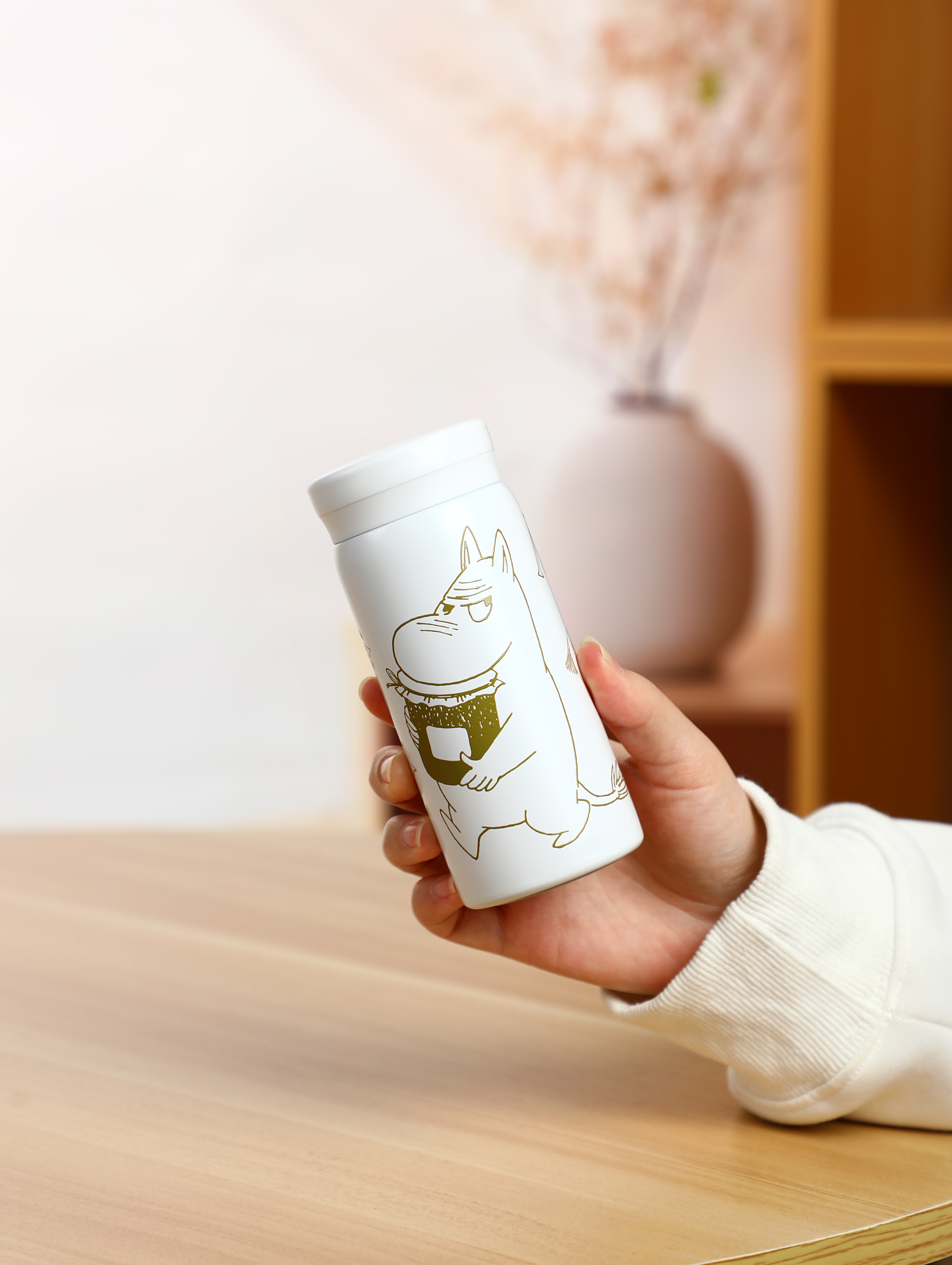 Mumin Termosflaska  200 ml - Mumintrollet med honungsburk - 2