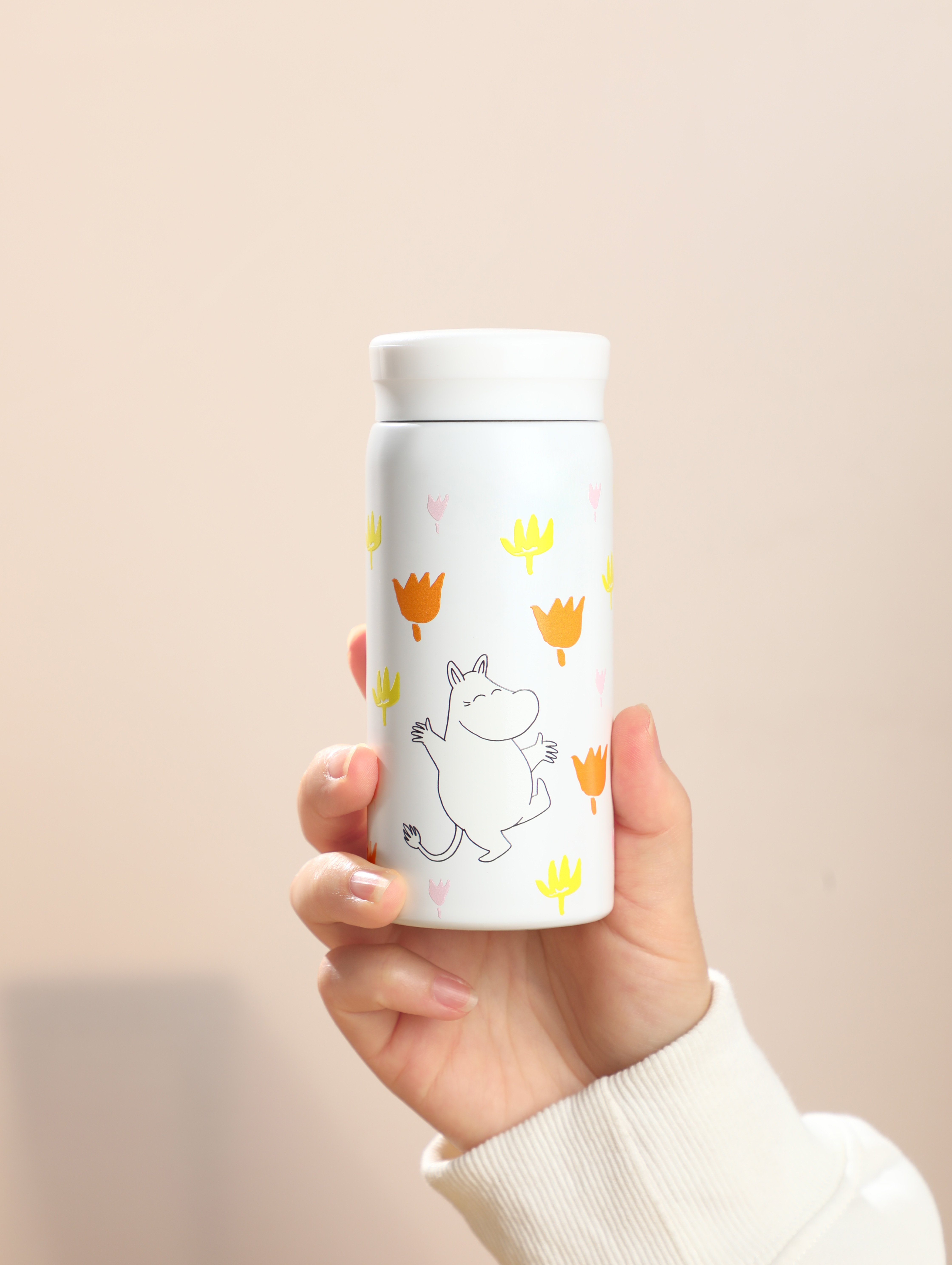 Mumin Termosflaska 200 ml - Mumintrollet bland blommor - 5