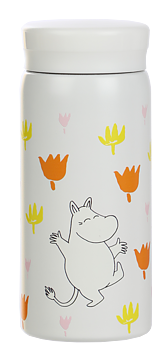 Moomin Thermos Bottle  200 ml - Moomintroll among flowers