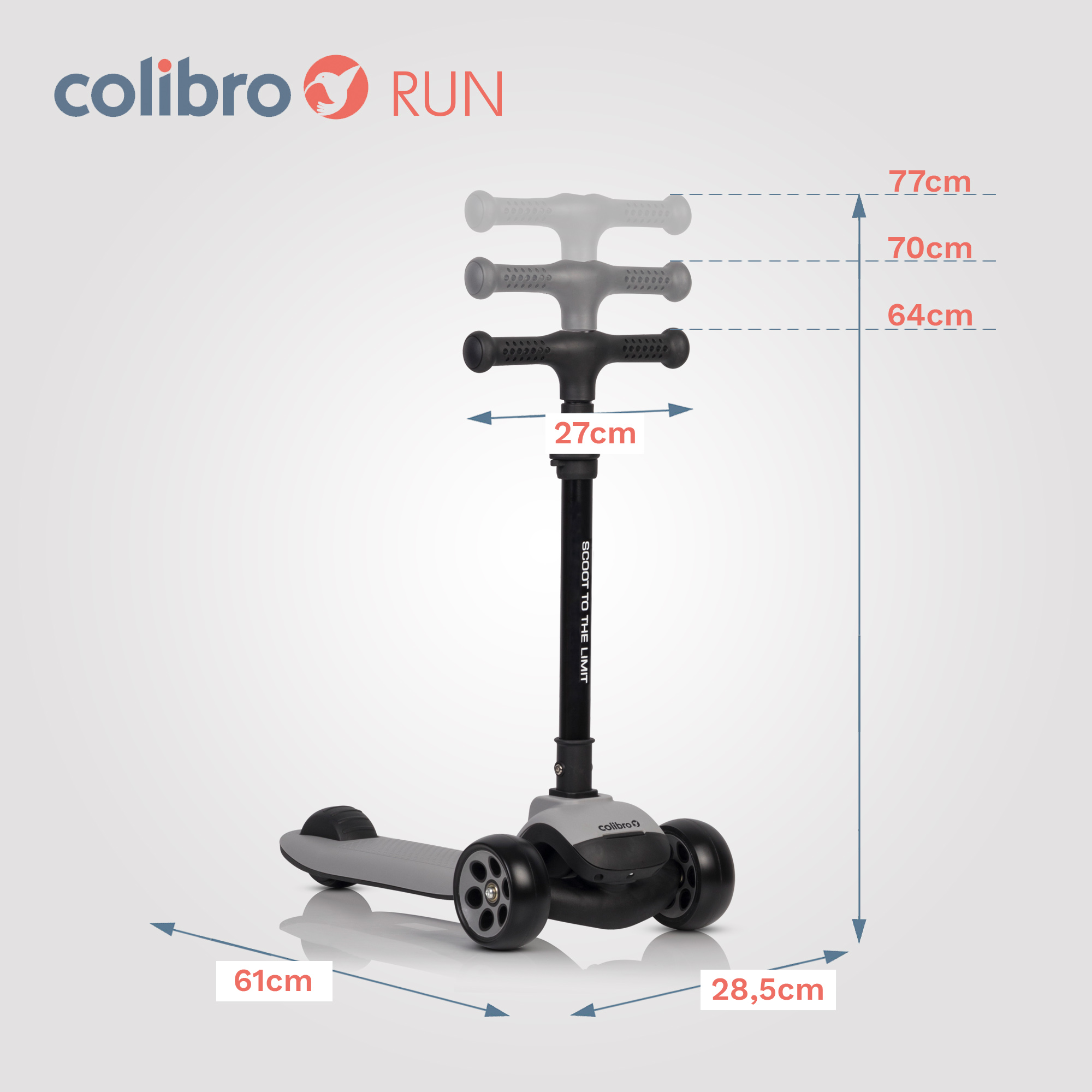 Trehjuling Sparkcykel Colibro Run - 15