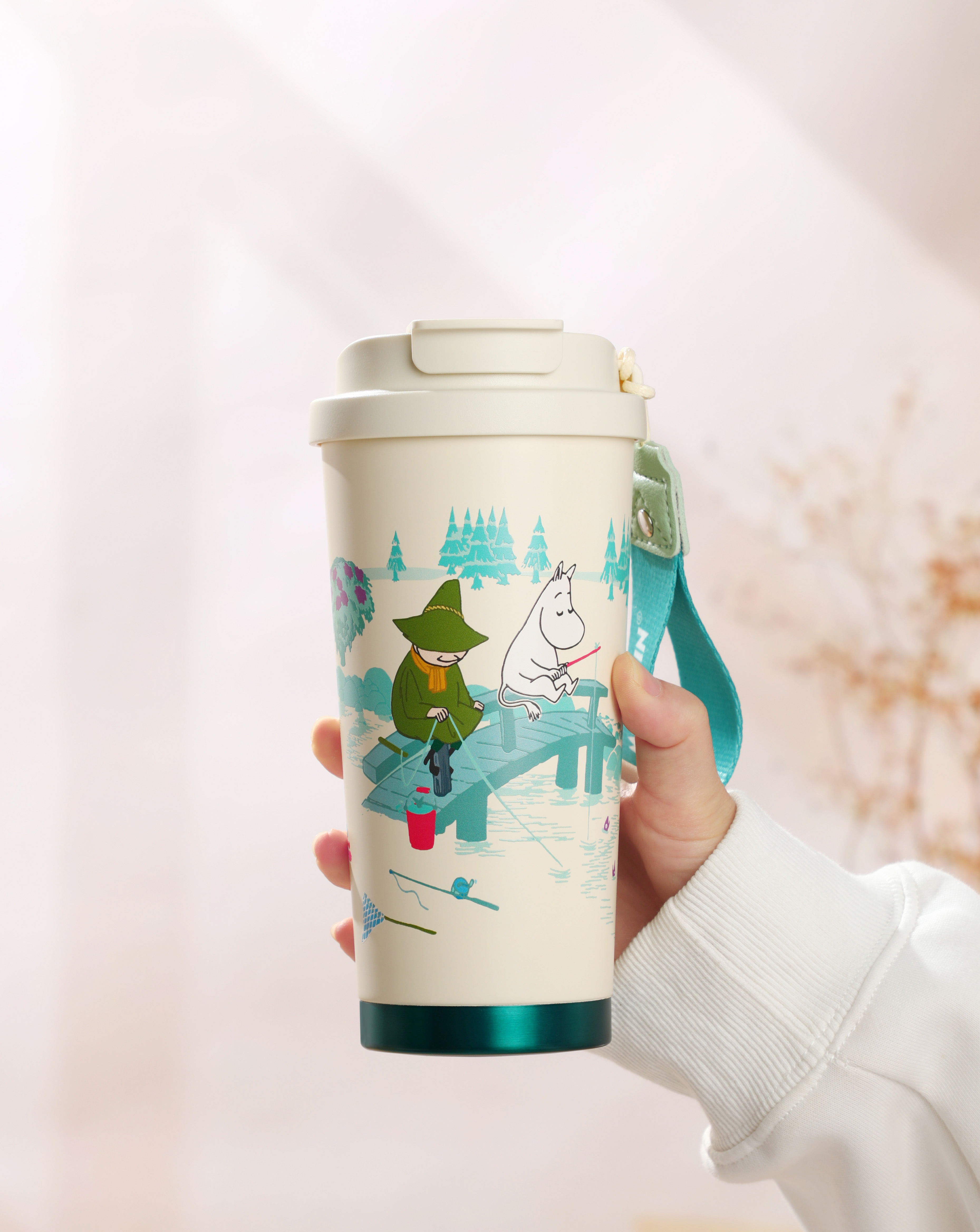 Moomin Take Away Mug 580 ml - Moomin Fishing - 2