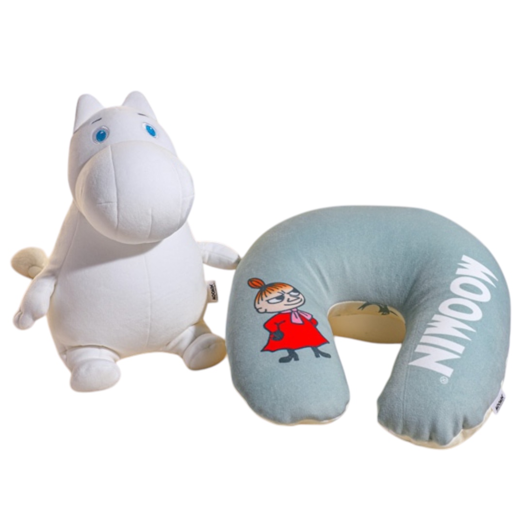 Moomin Neck Pillow/Cuddly Toy - 2 in 1!