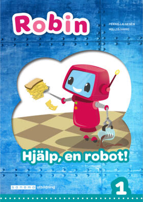Robin åk 1 Läsebok grön online Hjälp, en robot!