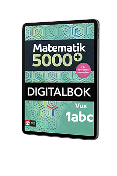 Matematik 5000+ Kurs 1abc Vux Lärobok Digitalbok Upplaga 2021