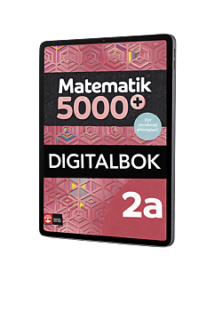 Matematik 5000+ Kurs 2a Lärobok Digitalbok Upplaga 2021