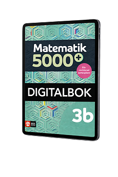 Matematik 5000+ Kurs 3b Lärobok Digitalbok Upplaga 2021